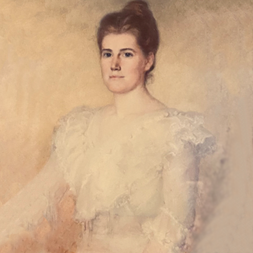Gemaltes Porträt von Evelina Haverfield