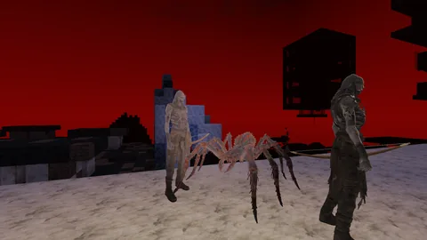 Jäger und Spinne – Spielaufnahme aus Blackstone.