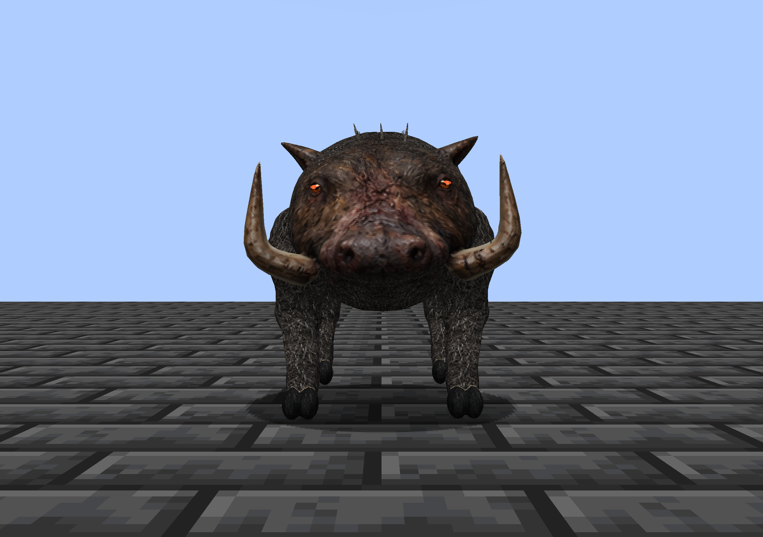 Schlackeneber im Spiel