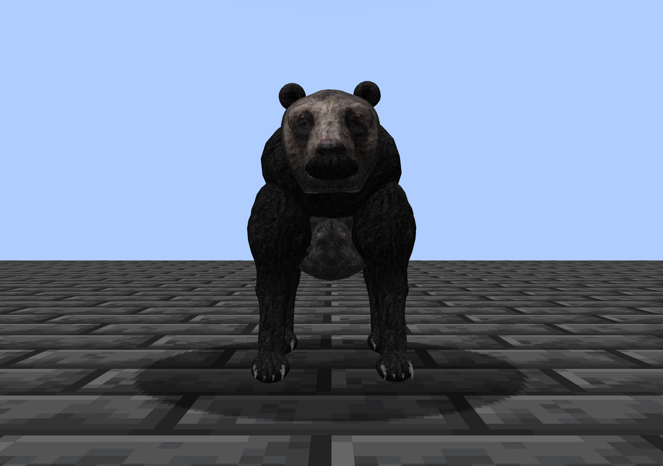 Trauerbär im Spiel