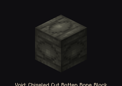 Chiseled Cut Rotten Bone Block im Spiel