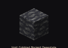 Cobbled Ancient Deepslate im Spiel